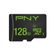 PNY microSD m/adapter 128GB 100MB/s