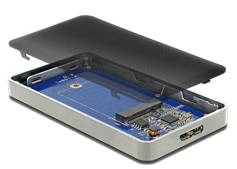DELOCK External Enclosure M.2 Key B 42 mm SSD > USB 3.0 Type Micro-B female w (42594)