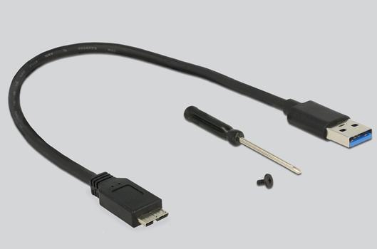DELOCK External Enclosure M.2 Key B 42 mm SSD > USB 3.0 Type Micro-B female w (42594)