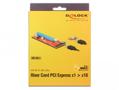DELOCK Riser Card PCI Express x1 > x16 with 60 cm USB cable (41423)
