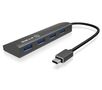 ICY BOX 4-PORT USB 3.0 HUB 1X TYPE-C TO 4X TYPE-A USB 3.0 ACCS