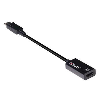 CLUB 3D 3D DISPLAY PORT 1.4 MALE TO HDMI 2.0a FEMALE 4K 60HZ UHD/ 3D ACTIVE ADAPTER - HDR SUPPORT (CAC-1080)