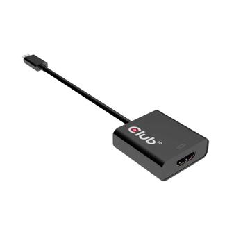 CLUB 3D Club3D Adapter USB 3.1 Typ C > HDMI 2.0 UHD aktiv St/Bu Polybeutel (CAC-2504)