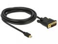DELOCK Kabel mini Displayport 1.1 Stecker > DVI 24+1 Stecker 3 m (83990)
