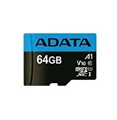 A-DATA ADATA 64GB Micro SDXC V10 85MB/s + adapter (AUSDX64GUICL10A1-RA1)