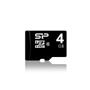 SILICON POWER Micro SDCard  4GB SDHC (Class 10) w/adaptor