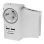LOGILINK USB Steckdosenadapter2x USB-Po F-FEEDS
