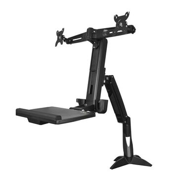 STARTECH SIT STAND DUAL MONITOR ARM FOR UP TO 24IN MONITORS - ADJUSTABLE DESK (ARMSTSCP2)