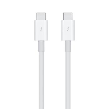 APPLE e - Thunderbolt cable - USB-C (M) to USB-C (M) - USB 3.1 Gen 2 / Thunderbolt 3 - 80 cm - for 10.9-inch iPad Air, 11-inch iPad Pro, 12.9-inch iPad Pro, iMac, iMac Pro, MacBook Pro (MQ4H2ZM/A)