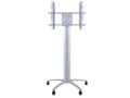MULTIBRACKETS Public Display Stand Pillar 210 Silver incl. 220V Power Rail (7350022736337)