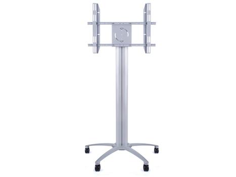 MULTIBRACKETS Public Display Stand Pillar 210 Silver incl. 220V Power Rail (7350022736337)