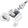 CELLULAR LINE USB-C Car Charger KIT 15W White (CBRSMKIT15WTYCW)
