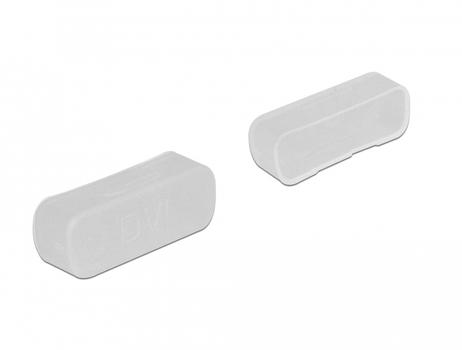 DELOCK Dust Cover for DVI female 10 pieces transparent (60161)