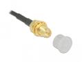DELOCK Dust Cover for SMA plug 10 pieces transparent