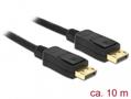 DELOCK Cable Displayport 1.2 male > Displayport male 4K 60 Hz 10 m (84862)