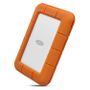 LACIE RUGGED 5TB 2.5inch USB-C USB3.0 Drop crush and rain resistant for all terrain use orange