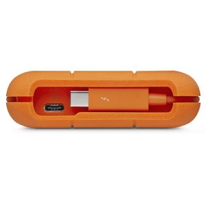 LACIE RUGGED 5TB 2.5inch USB-C USB3.0 Drop crush and rain resistant for all terrain use orange No data cable (STFR5000800)