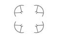 DJI Ryze Tello, powered by DJI Propeller Guard -potkurisuojat