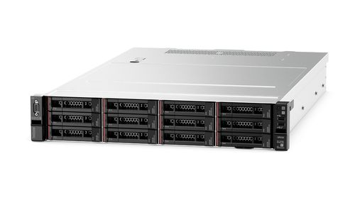 LENOVO ThinkSystem SR550 7X04 - Server - rack-mountable - 2U - 2-way - 1 x Xeon Silver 4208 / 2.1 GHz - RAM 16 GB - no HDD - Matrox G200 - GigE - no OS - monitor: none (7X04A07JEA)