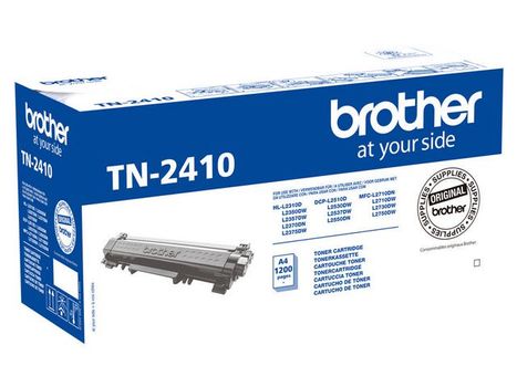 BROTHER TN2410 - Black - original - toner cartridge - for Brother DCP-L2510,  L2530, L2537, L2550, HL-L2350, L2370, L2375, MFC-L2713,  L2730, L2750 (TN2410)