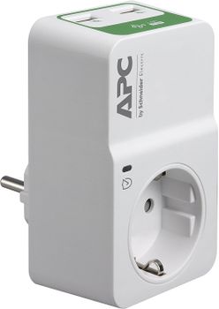 APC ESSENTIAL SURGEARREST OUTLET230V GERMANY 2 PORT USB CH (PM1WU2-GR)