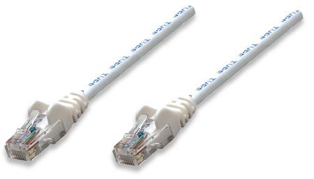 INTELLINET Network Cable RJ45, Cat5e UTP, 50 cm, White, 100% copper (318082)