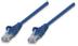 INTELLINET Patchkabel RJ45 U/UTP Cat5e 0.50m blau