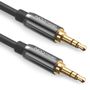 DELEYCON Audio Cable - 3,5mm male to 3,5mm male, 3,0m - Black - Minijack