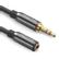 DELEYCON deleyCON Audio Cable 3,5mm male to 3,5mm female, 7,5m - Black - Minijack