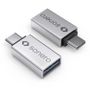 SONERO USB-C 3.0 adapter, USB-C: Han - USB-A: hun, alu