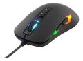 DELTACO DM110 Optical gaming mouse, 7 buttons, breathing LEDs, USB, black