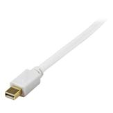 StarTech 3 ft Mini DisplayPort to DVI Active Adapter Converter Cable - 3ft (0.9m) Active mDP to DVI M/M Cable - 1920x1200 - White (MDP2DVIMM3WS) - DisplayPort-kabel - 90 cm (MDP2DVIMM3WS)