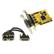EXSYS EX-41094, 4 x seriell, 1 x parall. 32-bit P&P, DB9M plugger, 16C550, EPP/EC