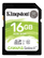 KINGSTON 16GB SD Canvas Select Class 10 UHS-I speed upto 80MB/s read