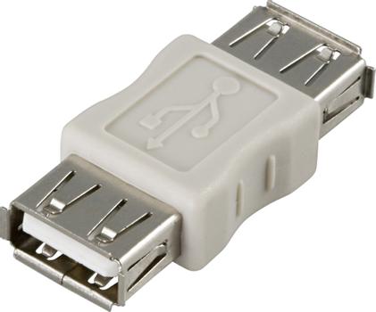 DELTACO Könbytare USB A-A ho (USB-61)