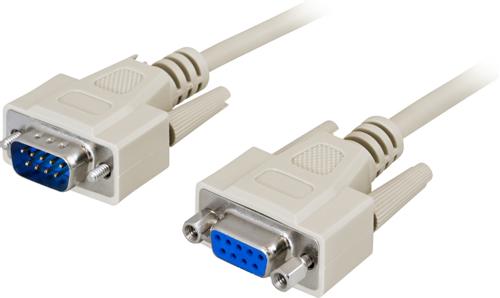 DELTACO Serial cable 1m (DEL-37-1)