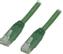 DELTACO UTP Cat.5e patch cable 0.5m, green