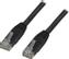 DELTACO UTP Cat.5e patch cable 0.5m, black