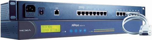 MOXA NPort 5610 serieportsserver,  16 porte, RS-232, 19", 1U (NP5610-16)
