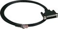 MOXA 8 pin cable RJ45 til DB25M DTE