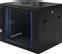 TOTEN 19" Rack Wallmounted, 9U, 600x450 glassdoor, black