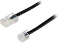 DELTACO Telephone cable - RJ-45 (male) - RJ-11 (male) - 5 m - black