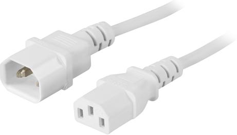 Deltaco DEL-113V - strømkabel - IEC 60320 C13 til IEC 60320 C14 - 2 m (DEL-113V)