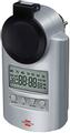 BRENNENSTUHL digitaltimer, jordad, 12/24h, IP44, 240V/16A/3680W, silv