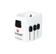 SKROSS Europe to 100 countries 2 x USB(5V, 2400mA) 100/250V 6,3A
