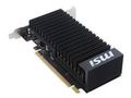 MSI GeForce GT 1030 2GB LP OC Skjermkort, PCI-Express 3.0, GDDR5, 1265/1518MHz, Low Profile, Pascal