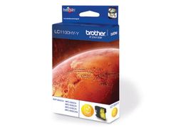 BROTHER LC-1100 ink cartridge yellow high capacity 16ml 750 pages 1-pack (LC1100HYY)