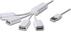 MICROCONNECT Slim Spider USB Hub, White MICRO