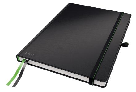 LEITZ COMPLEET NOTEBOOK LEITZ HARDBACK A4 CHECKED BLACK (44710095)