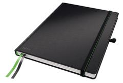 LEITZ COMPLEET NOTEBOOK LEITZ HARDBACK A4 CHECKED BLACK